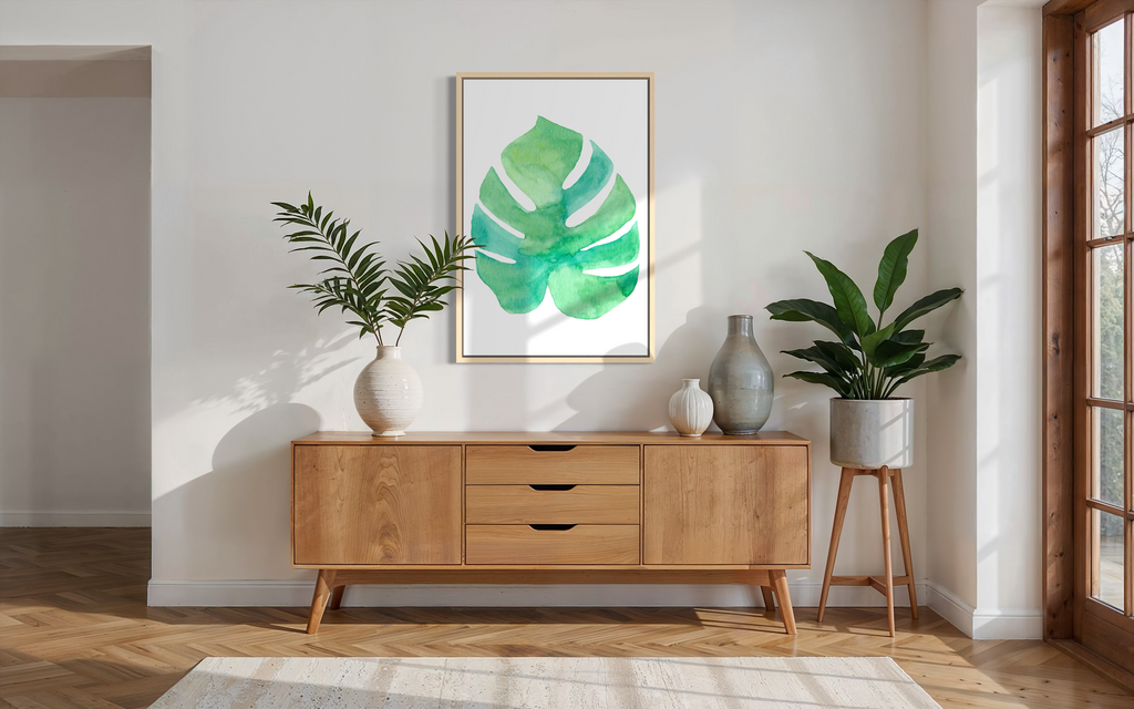Monstera - Watercolor Art Print | Coastal Collection