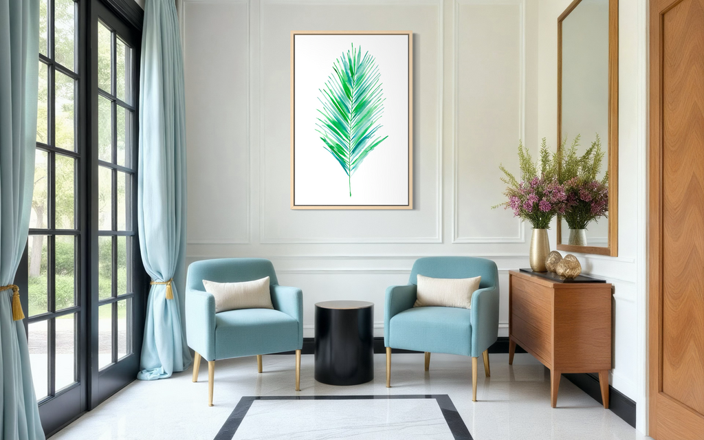 Date Palm - Watercolor Art Print | Coastal Collection