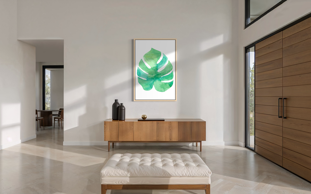 Monstera - Watercolor Art Print | Coastal Collection