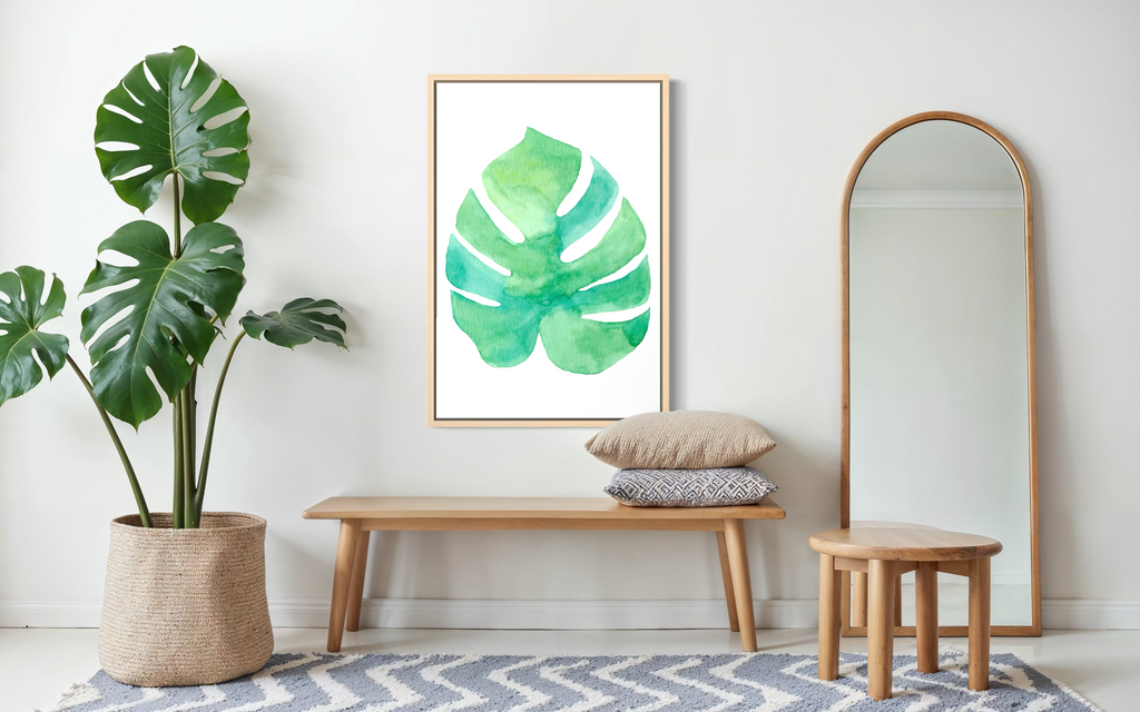 Monstera - Watercolor Art Print | Coastal Collection