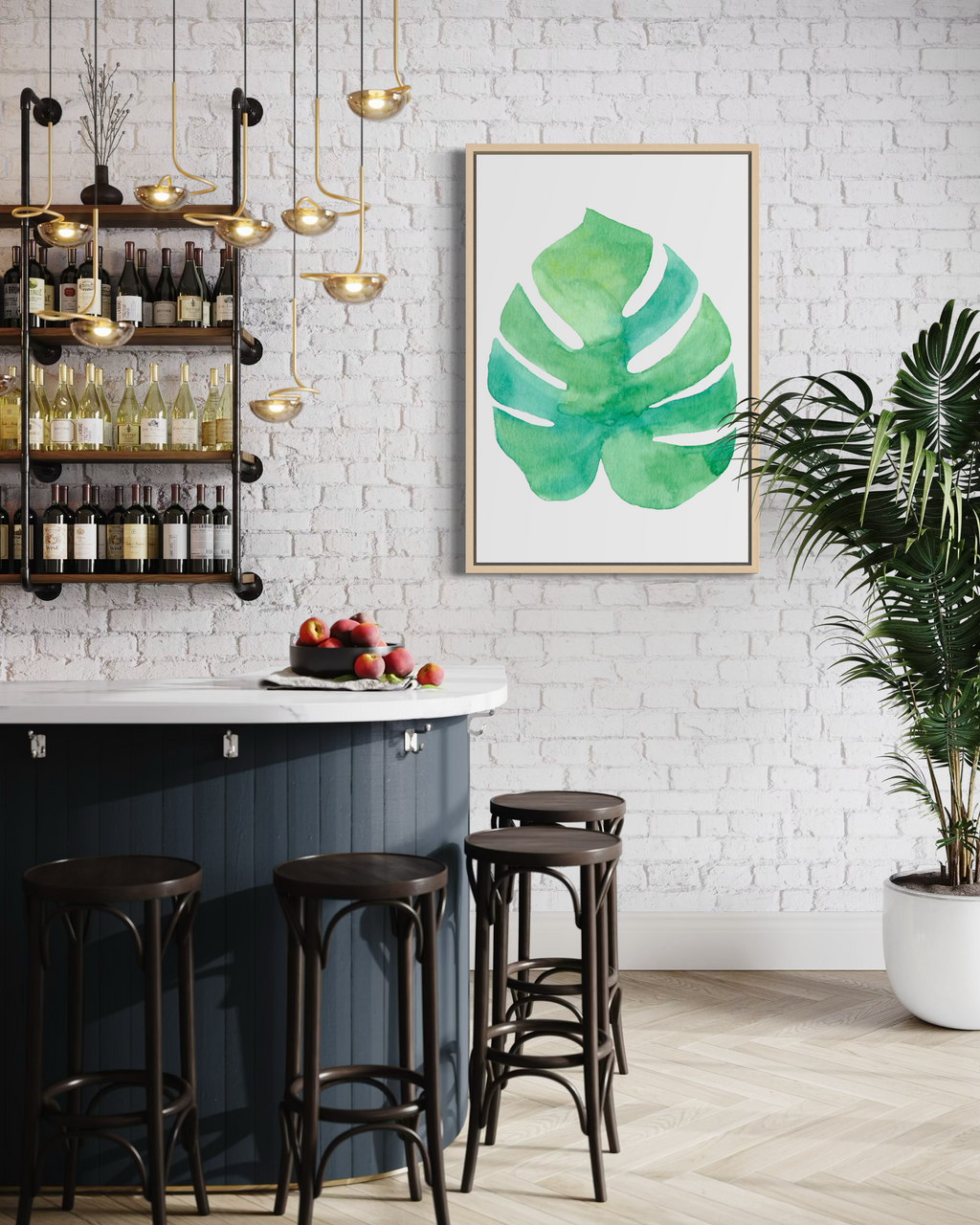 Monstera - Watercolor Art Print | Coastal Collection