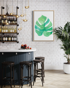 Monstera - Watercolor Art Print | Coastal Collection