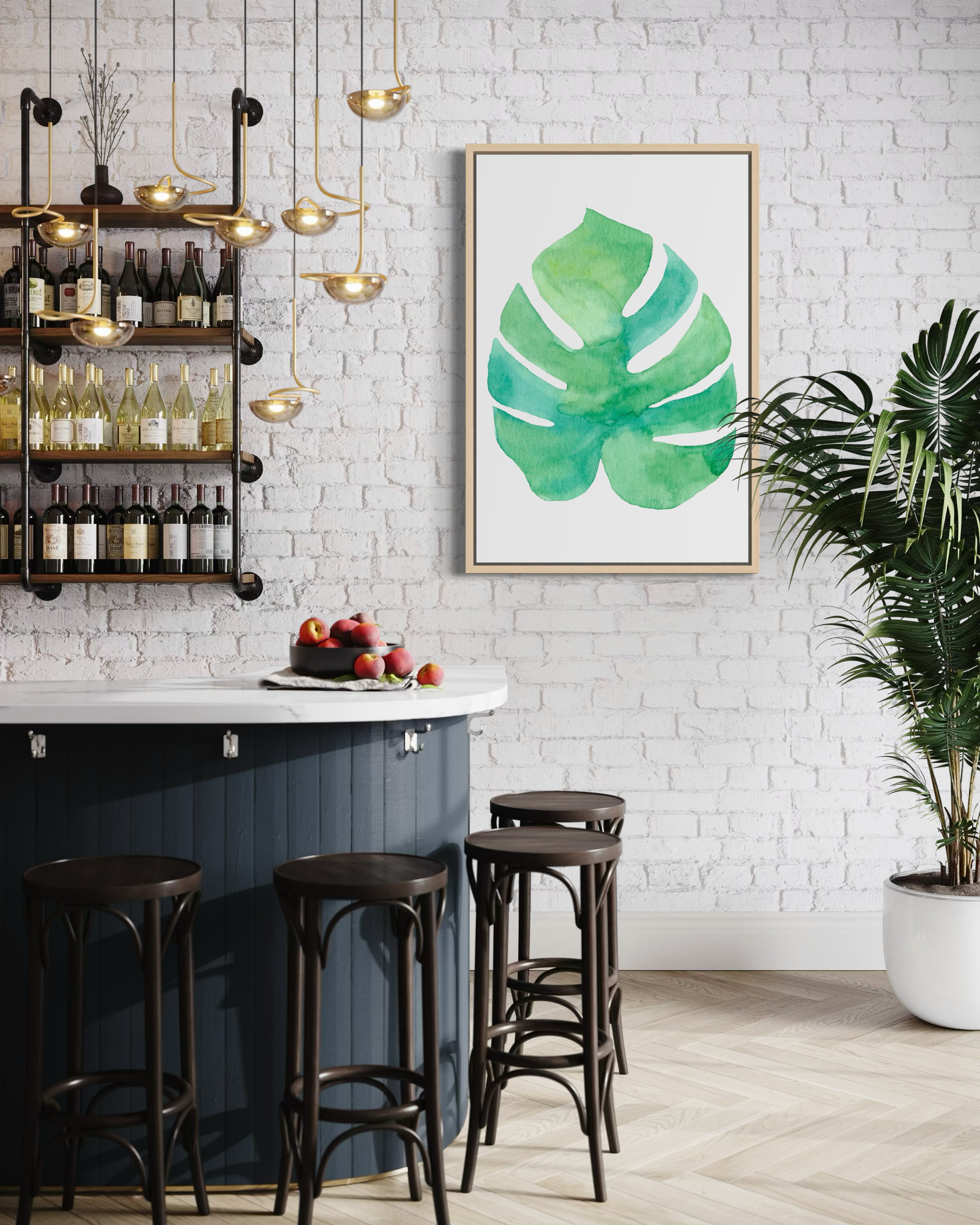 Monstera - Watercolor Art Print | Coastal Collection