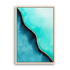 Where Oceans Meet - Watercolor Art Print | Abstract Collection
