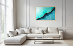 Where Oceans Meet - Watercolor Art Print | Abstract Collection