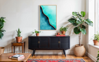 Where Oceans Meet - Watercolor Art Print | Abstract Collection