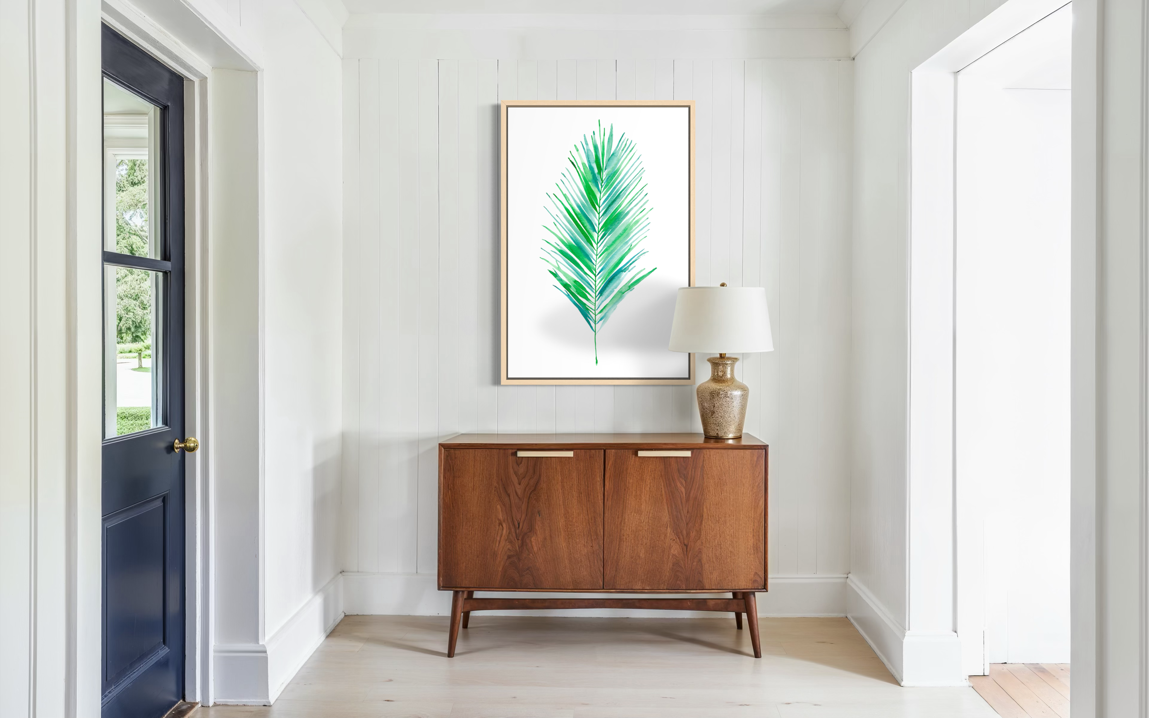 Date Palm - Watercolor Art Print | Coastal Collection