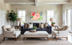 Gathered Roses - Watercolor Art Print | Floral Collection