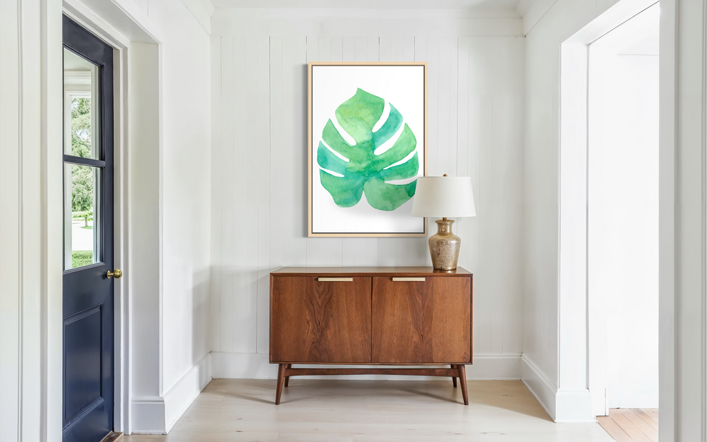 Monstera - Watercolor Art Print | Coastal Collection
