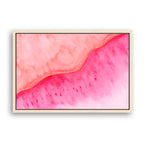 Blush Divide - Watercolor Art Print | Abstract Collection