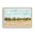 Golden Hills - Watercolor Landscape Art Print - Landscape Collection