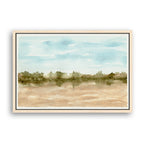 Golden Hills - Watercolor Landscape Art Print - Landscape Collection