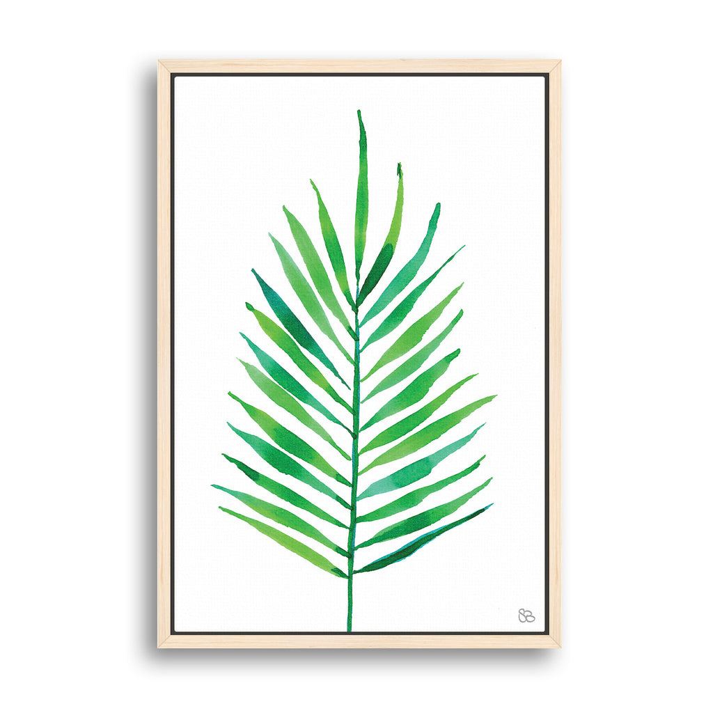 Palm Leaf - Watercolor Art Print | Coastal Collection
